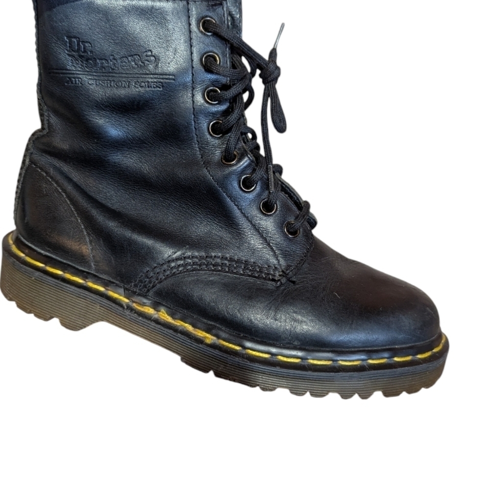 Dr. Martens Vintage 1460 Combat Boots Lug Sole Made in England UK 4 US 6 Grunge - Picture 9 of 11